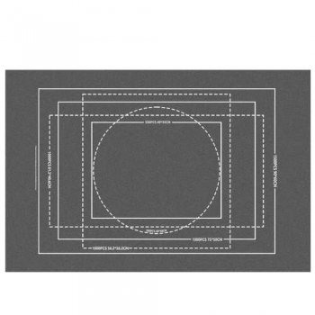 1Mcz Podložka na skládání puzzle s příslušenstvím 115 x 67 cm šedá (grey)