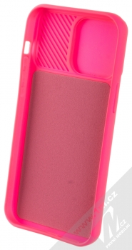 1Mcz CamShield Soft ochranný kryt pro Apple iPhone 14 Pro Max sytě růžová (hot pink) zepředu