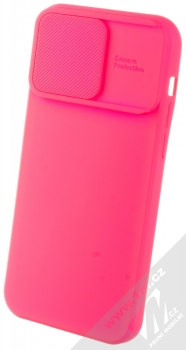 1Mcz CamShield Soft ochranný kryt pro Apple iPhone 14 Pro Max sytě růžová (hot pink)