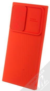 1Mcz CamShield Soft ochranný kryt pro Samsung Galaxy S22 Ultra 5G červená (red)