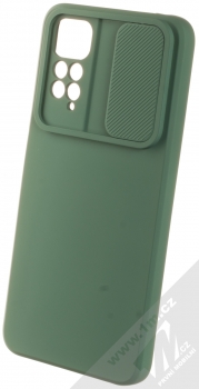 1Mcz CamShield Soft ochranný kryt pro Xiaomi Redmi Note 11 (Global version), Redmi Note 11S (Global version) šedozelená (grey green) otevřené