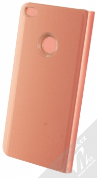 1Mcz Clear View flipové pouzdro pro Huawei P9 Lite (2017) růžová (pink) zezadu