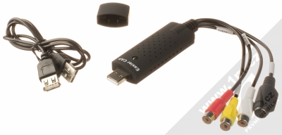 1Mcz Easier CAP Video USB převodník PAL, NTSC do PC černá (black) balení