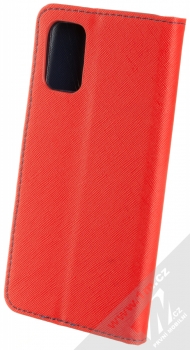 1Mcz Fancy Book flipové pouzdro pro Samsung Galaxy A02s červená modrá (red blue) zezadu