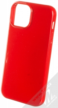 1Mcz Jelly TPU ochranný kryt pro Apple iPhone 13 mini červená (red)