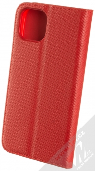 1Mcz Magnet Book Color flipové pouzdro pro Apple iPhone 13 červená (red) zezadu