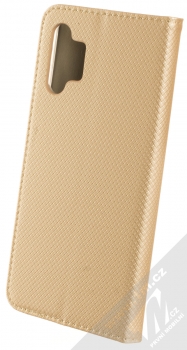 1Mcz Magnet Book flipové pouzdro pro Samsung Galaxy A32 zlatá (gold) zezadu