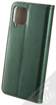 1Mcz Magnetic Book flipové pouzdro pro Samsung Galaxy A22 tmavě zelená (dark green) zezadu