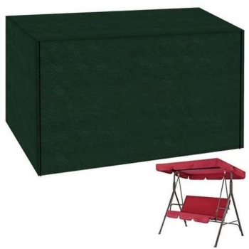 1Mcz Ochranný obal plachta na zahradní houpačku 215 x 150 x 145cm tmavě zelená (dark green)