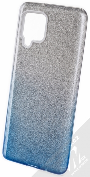 1Mcz Shining Duo TPU třpytivý ochranný kryt pro Samsung Galaxy A42 5G stříbrná modrá (silver blue)