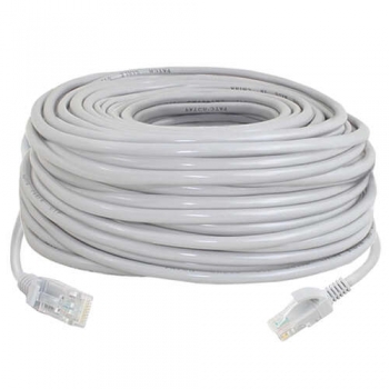 1Mcz SNA-1555HQ Patch kabel, RJ45, cat. 5e, UTP, zatavené konektory, síťový LAN kabel, UTP, 30m světle šedá (light grey)