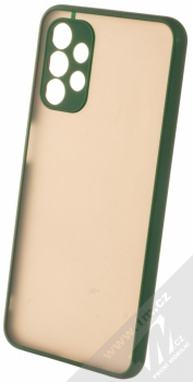 1Mcz Solid Bumper ochranný kryt pro Samsung Galaxy A13 4G tmavě zelená (dark green)