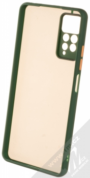 1Mcz Solid Bumper ochranný kryt pro Xiaomi Redmi Note 11 Pro 4G (Global version), Redmi Note 11 Pro 5G (Global version) tmavě zelená (dark green) zepředu