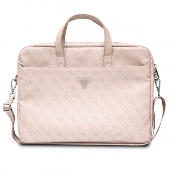 Guess Triangle 4G Computer Bag brašna pro notebook do 16 palců (GUCB15P4TP) světle růžová (light pink)