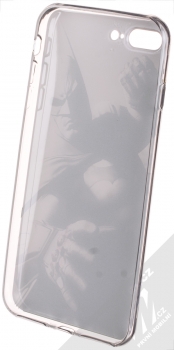 DC Comics Batman 019 TPU ochranný silikonový kryt s motivem pro Apple iPhone 7 Plus, iPhone 8 Plus šedá (grey) zepředu