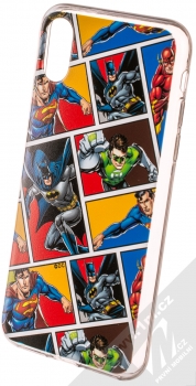 DC Comics Liga spravedlnosti 001 TPU ochranný silikonový kryt s motivem pro Apple iPhone X, iPhone XS vícebarevné (multicolored)