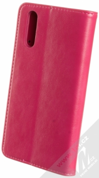 Forcell Magnet Book flipové pouzdro pro Huawei P20 sytě růžová (hot pink) zezadu