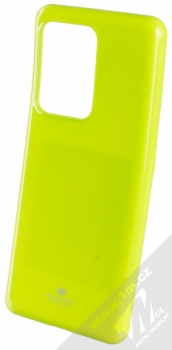 Goospery Jelly Case TPU ochranný silikonový kryt pro Samsung Galaxy S20 Ultra limetkově zelená (lime green)