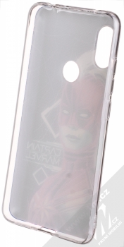 Marvel Kapitánka Marvel 013 TPU ochranný silikonový kryt s motivem pro Xiaomi Redmi Note 6 Pro tmavě modrá (dark blue) zepředu