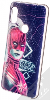 Marvel Kapitánka Marvel 013 TPU ochranný silikonový kryt s motivem pro Xiaomi Redmi Note 6 Pro tmavě modrá (dark blue)