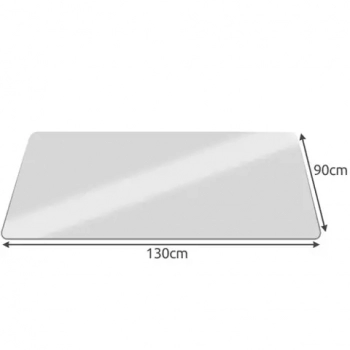 1Mcz Ochranná podložka 0,5mm 90 x 130 cm průhledná (transparent)