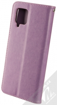 1Mcz Bridges Roj motýlů 1 Book flipové pouzdro pro Samsung Galaxy A42 5G šeříkově fialová (lilac) zezadu