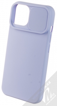 1Mcz CamShield Soft ochranný kryt pro Apple iPhone 14 šeříkově fialová (lilac) otevřené