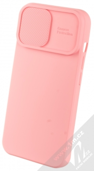 1Mcz CamShield Soft ochranný kryt pro Apple iPhone 14 světle růžová (light pink)