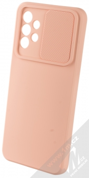 1Mcz CamShield Soft ochranný kryt pro Samsung Galaxy A13 4G lososově růžová (salmon pink) otevřené