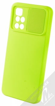 1Mcz CamShield Soft ochranný kryt pro Xiaomi Redmi 10 limetkově zelená (lime green) otevřené