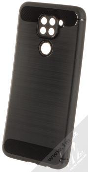 1Mcz Carbon TPU ochranný kryt pro Xiaomi Redmi Note 9 černá (black)