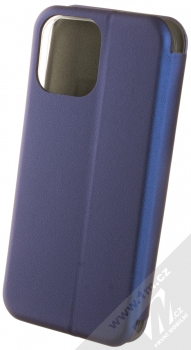 1Mcz Elegance Book flipové pouzdro pro Apple iPhone 13 Pro Max tmavě modrá (dark blue) zezadu