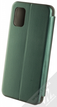 1Mcz Elegance Book flipové pouzdro pro Samsung Galaxy M51 tmavě zelená (dark green) zezadu