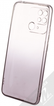 1Mcz Gradient TPU ochranný kryt pro Xiaomi Redmi 10C, Redmi 10 Power, Poco C40 průhledná šedá (transparent grey) zepředu