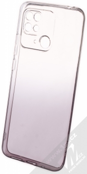 1Mcz Gradient TPU ochranný kryt pro Xiaomi Redmi 10C, Redmi 10 Power, Poco C40 průhledná šedá (transparent grey)