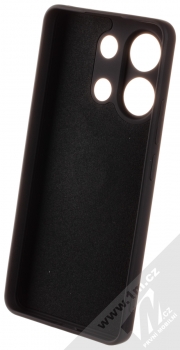 1Mcz Grip Ring Skinny ochranný kryt s držákem na prst pro Xiaomi Redmi Note 13 4G černá (black) zepředu