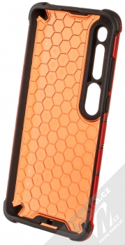 1Mcz Hybrid Honeycomb odolný ochranný kryt pro Xiaomi Mi 10 červená (red) zepředu