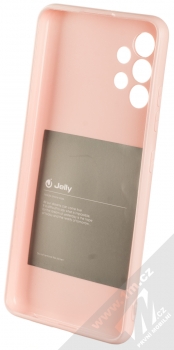 1Mcz Jelly TPU ochranný kryt pro Samsung Galaxy A32 světle růžová (light pink) zepředu