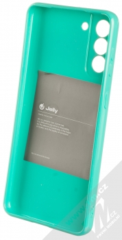 1Mcz Jelly TPU ochranný kryt pro Samsung Galaxy S21 Plus mátově zelená (mint green) zepředu