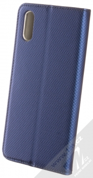 1Mcz Magnet Book flipové pouzdro pro Xiaomi Redmi 9A, Redmi 9AT tmavě modrá (dark blue) zezadu