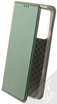 1Mcz Magnetic Book flipové pouzdro pro Xiaomi 12T, Xiaomi 12T Pro tmavě zelená (dark green)