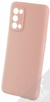 1Mcz Matt Skinny TPU ochranný silikonový kryt pro Oppo Reno5, Reno5 5G, Reno5 K, Find X3 Lite světle růžová (powder pink)