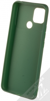 1Mcz Matt Skinny TPU ochranný silikonový kryt pro Xiaomi Poco C40 tmavě zelená (forest green) zepředu