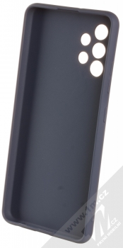 1Mcz Matt Skinny TPU ochranný silikonový kryt pro Samsung Galaxy A32 tmavě modrá (dark blue) zepředu