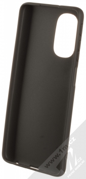 1Mcz Matt TPU ochranný silikonový kryt pro Motorola Moto G51 5G černá (black) zepředu