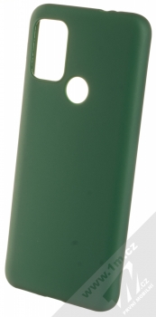 1Mcz Matt TPU ochranný silikonový kryt pro Motorola Moto G10, Moto G10 Power, Moto G20, Moto G30 tmavě zelená (forest green)