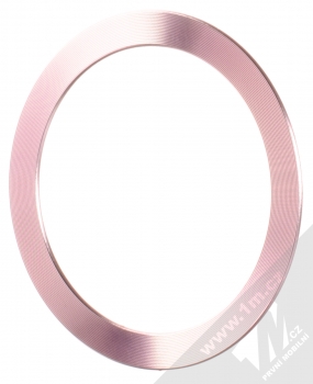 1Mcz Metal Ring Magsafe samolepící kovové kroužky pro podporu magnetických držáků 2ks růžová (pink) jeden kroužek