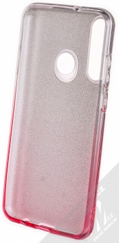 1Mcz Shining Duo TPU třpytivý ochranný kryt pro Huawei Y6p stříbrná růžová (silver pink) zepředu