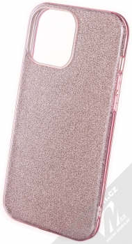 1Mcz Shining TPU třpytivý ochranný kryt pro Apple iPhone 13 Pro Max růžová (pink)