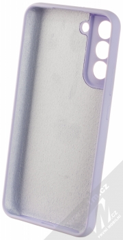 1Mcz Silicone Skinny ochranný kryt pro Samsung Galaxy S22 Plus 5G šeříkově fialová (lilac) zepředu